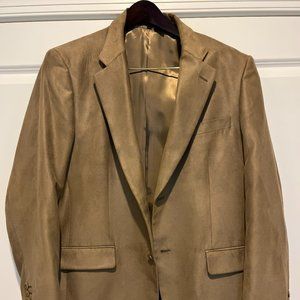 Zara Men's Tan Blazer, size 44R. Only worn once.